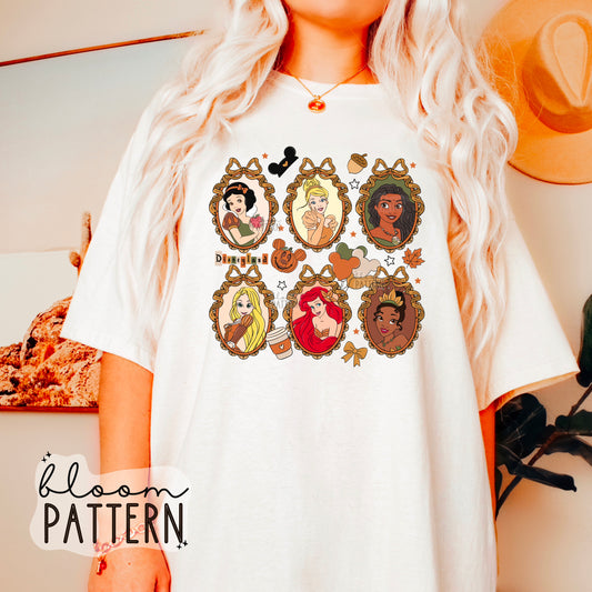 Princess Autumn Magical Sublimation Design