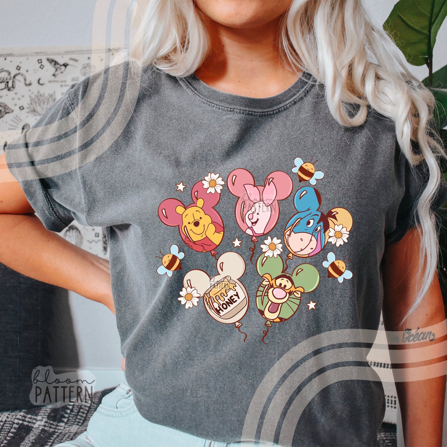 Magical Pooh Sublimation Design