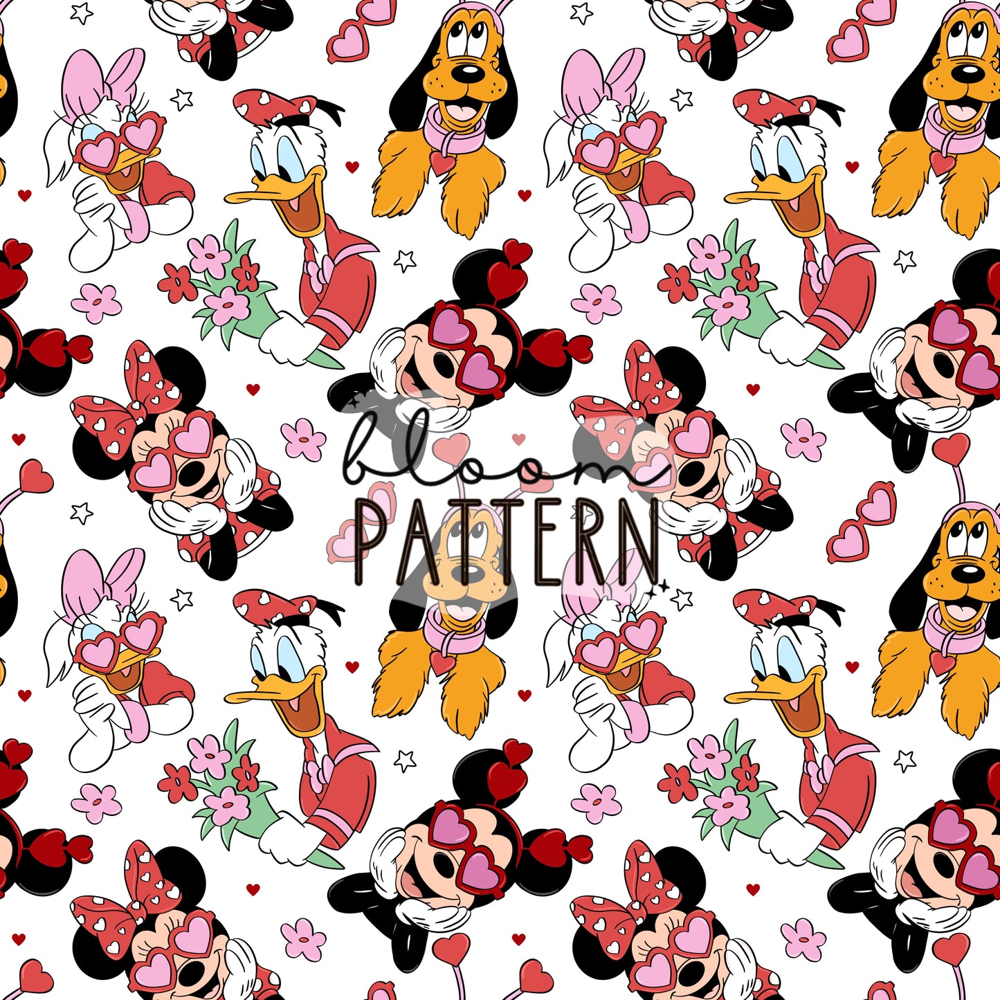 Valentines day Mickey Seamless