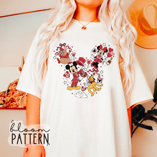 Valentines Mickey Sublimation design