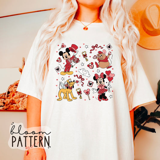 Valentines Mickey Sublimation design