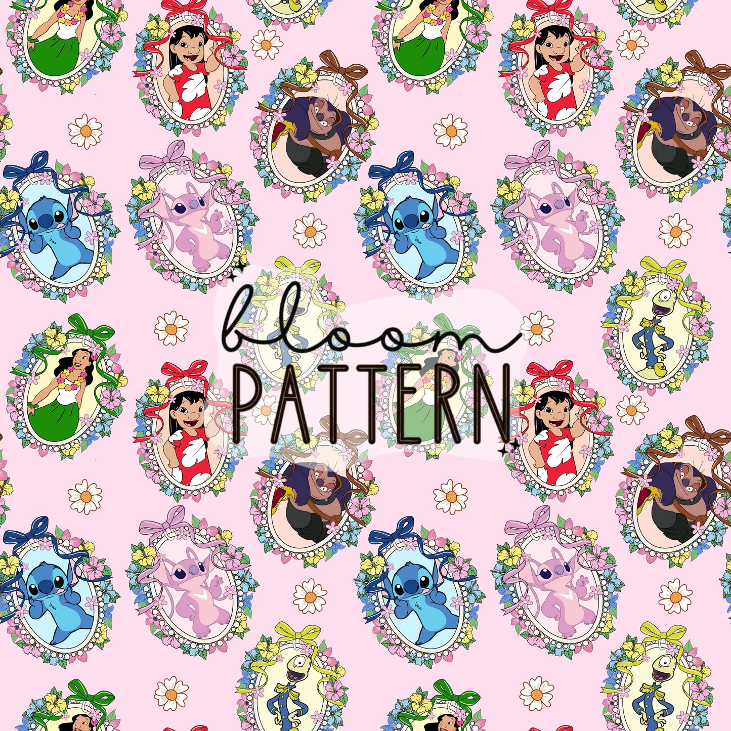 Stitch Magical Trip Seamless Pattern