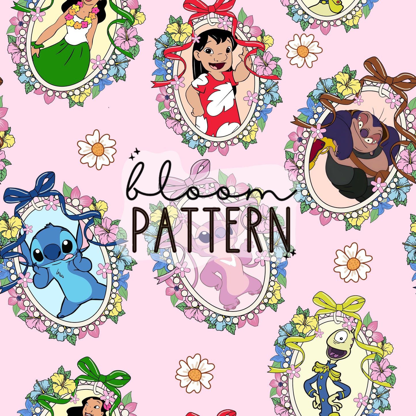 Stitch Magical Trip Seamless Pattern
