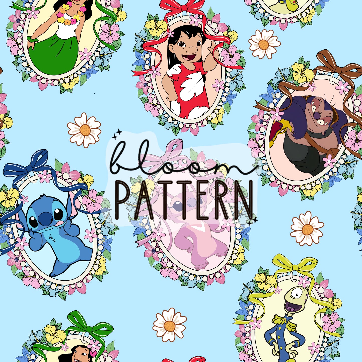 Stitch Magical Trip Seamless Pattern