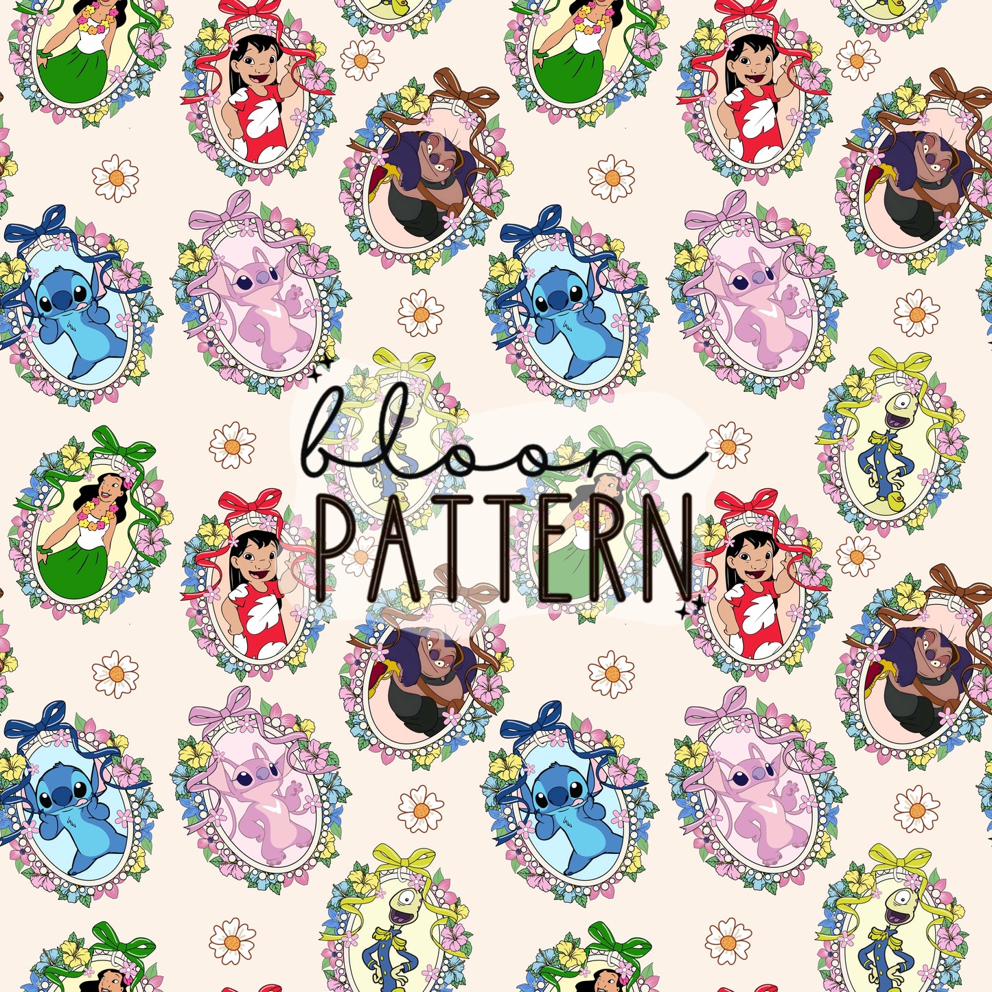 Stitch Magical Trip Seamless Pattern