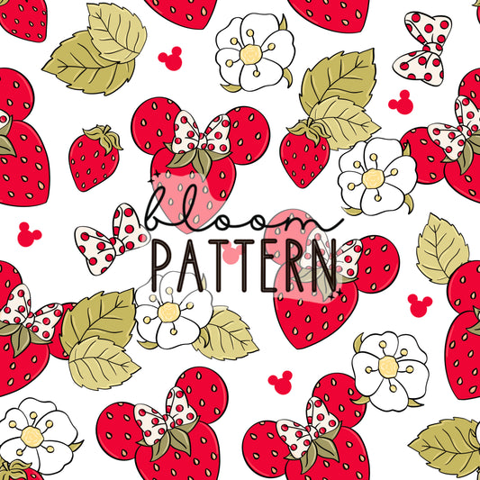 Strawberry Magical Seamless Pattern