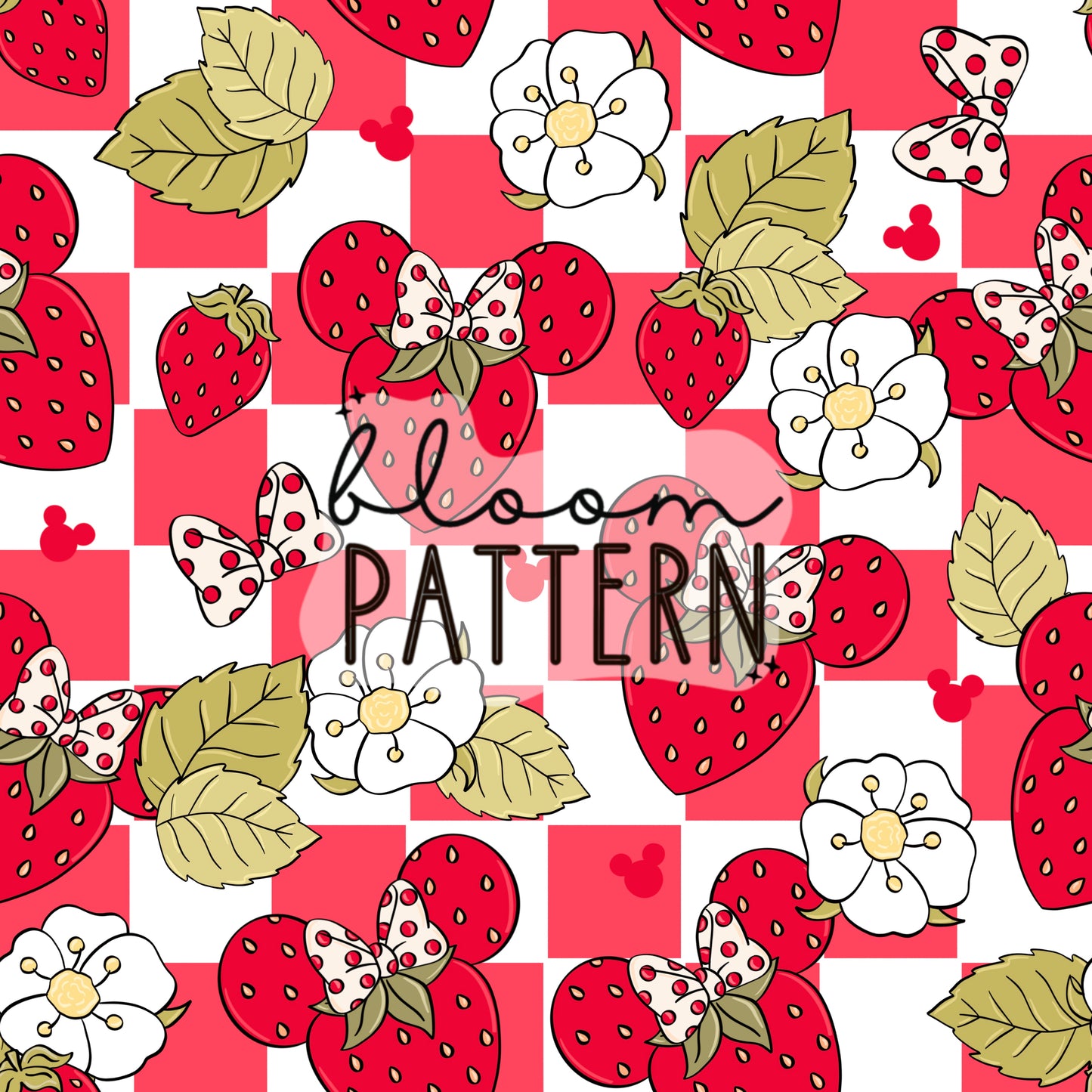 Strawberry Magical Seamless Pattern