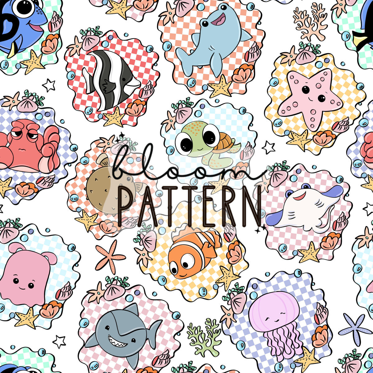 Nemo Repeated Pattern Nemo Magical Seamless Pattern – Bloom Patterns