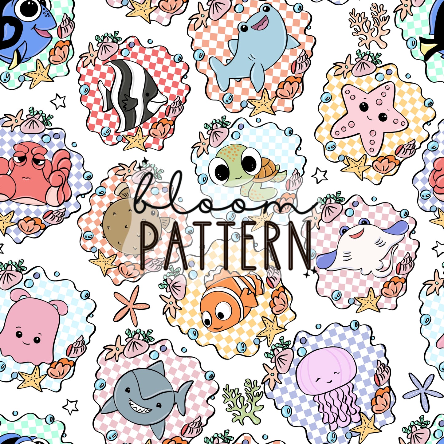 Nemo Magical Seamless Pattern