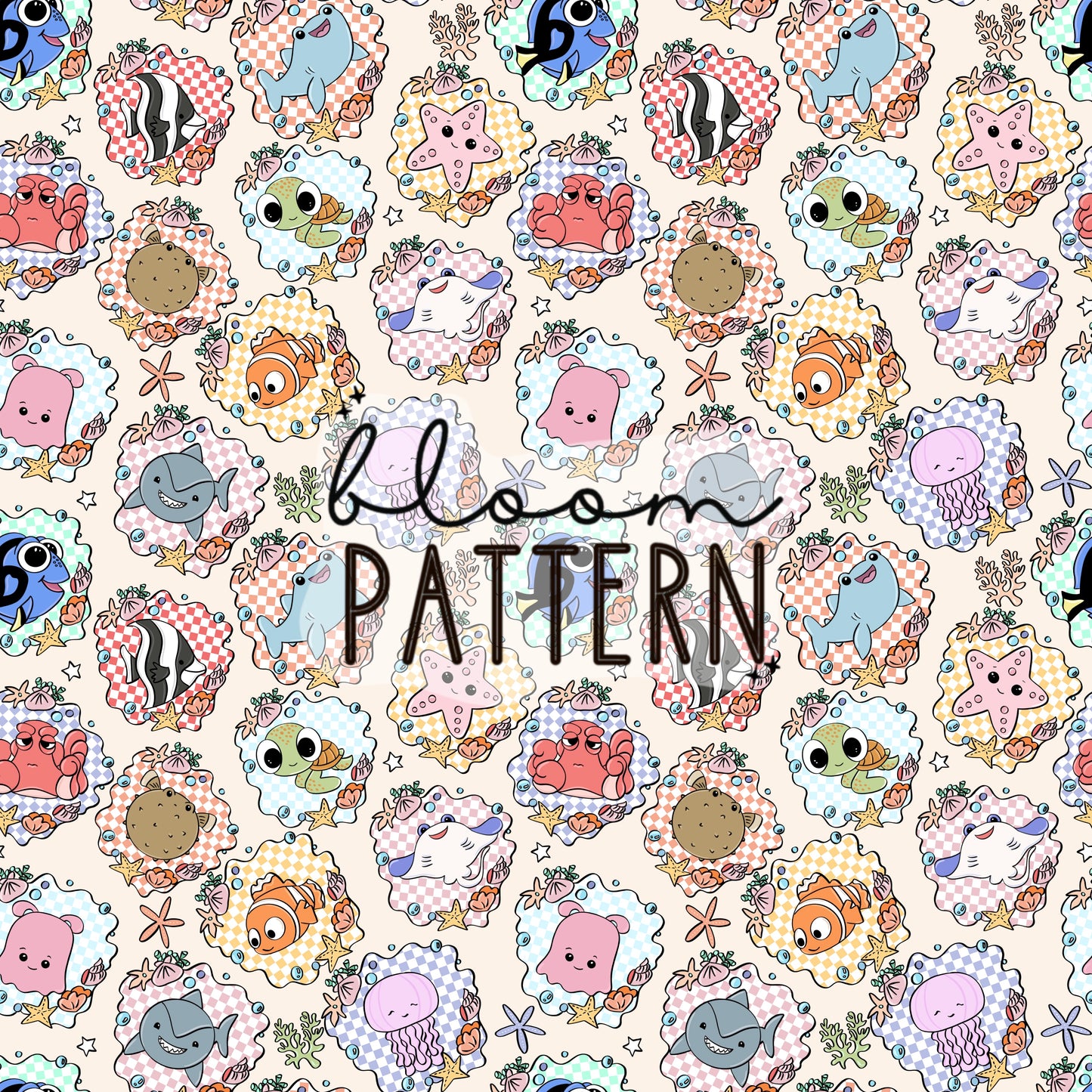 Nemo Magical Seamless Pattern