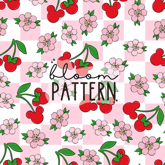 Cherry Magical Seamless Pattern