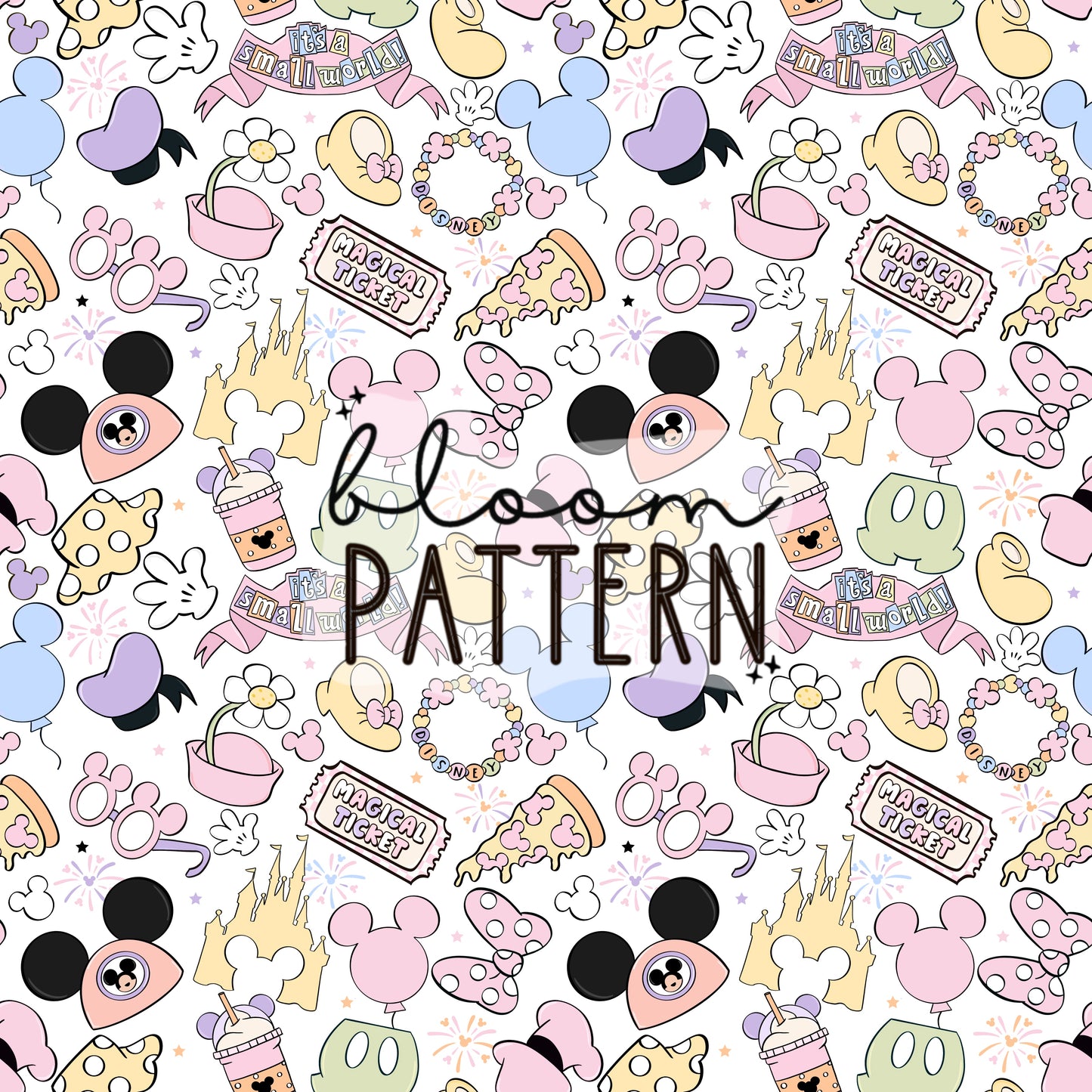 Pastel Magical Trip Seamless Pattern