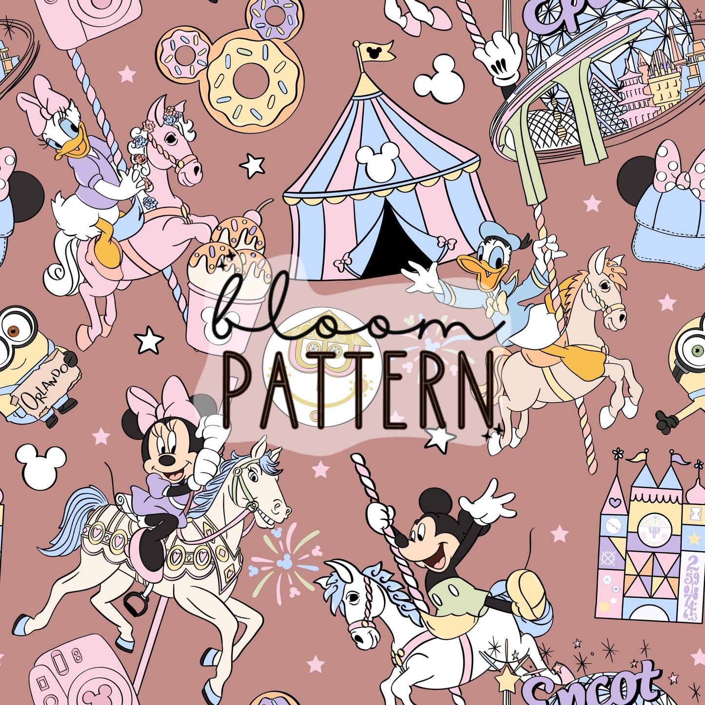 Pastel Magical Trip Seamless Pattern