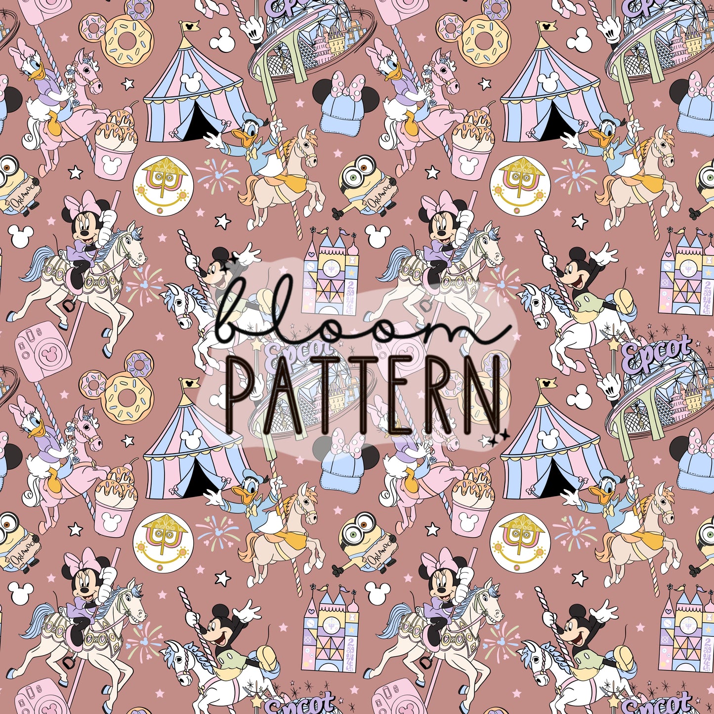Pastel Magical Trip Seamless Pattern