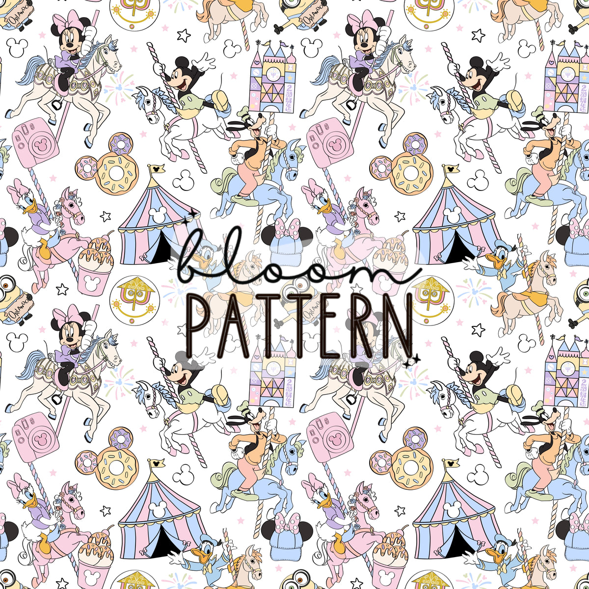 Pastel Magical Trip Seamless Pattern
