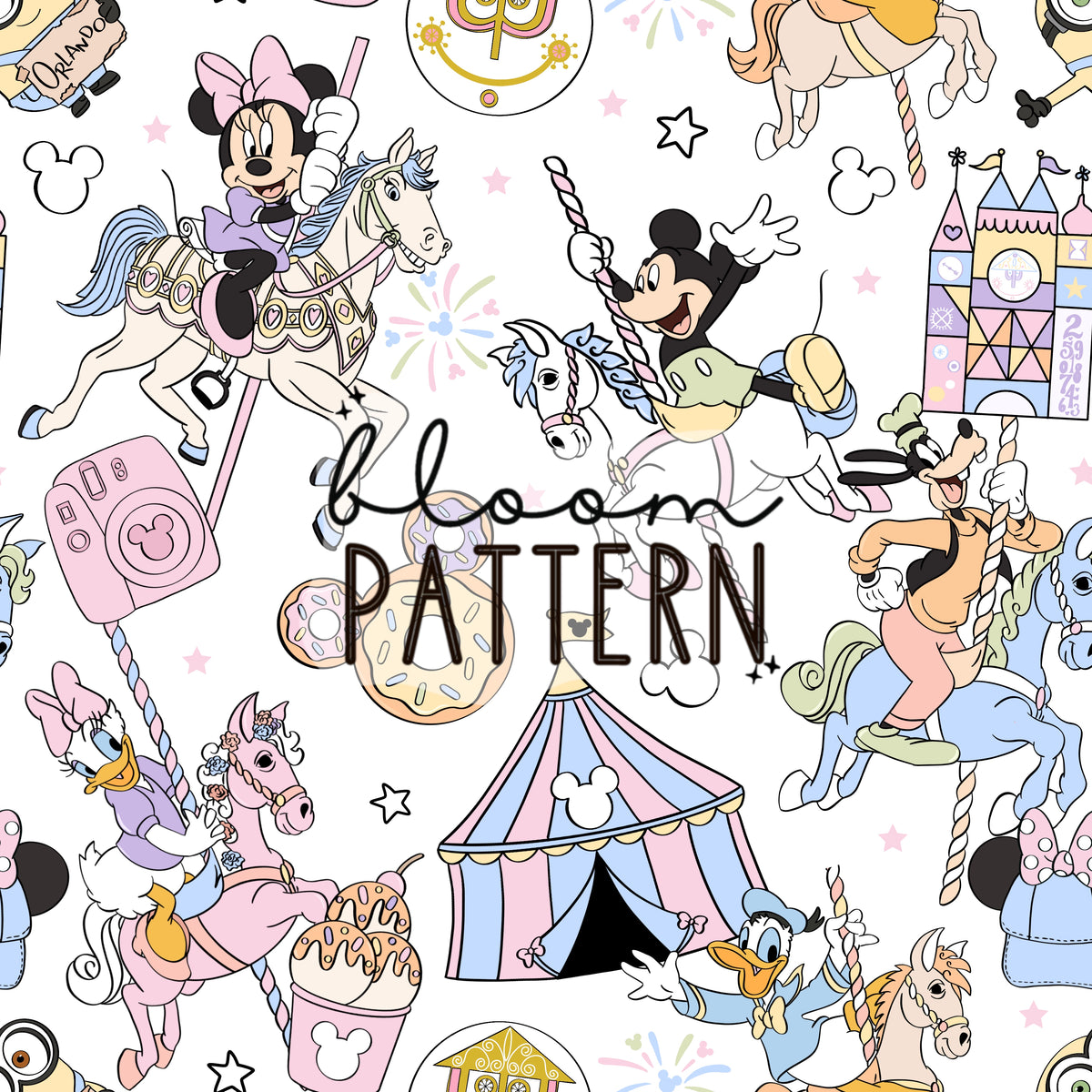 Pastel Magical Trip Seamless Pattern