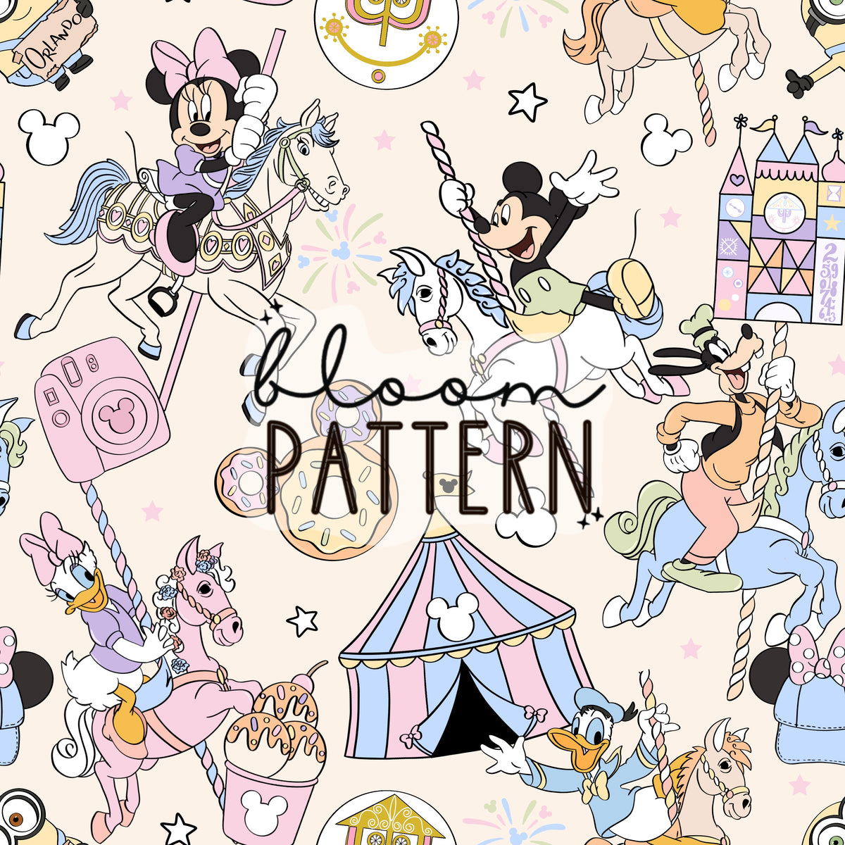 Pastel Magical Trip Seamless Pattern