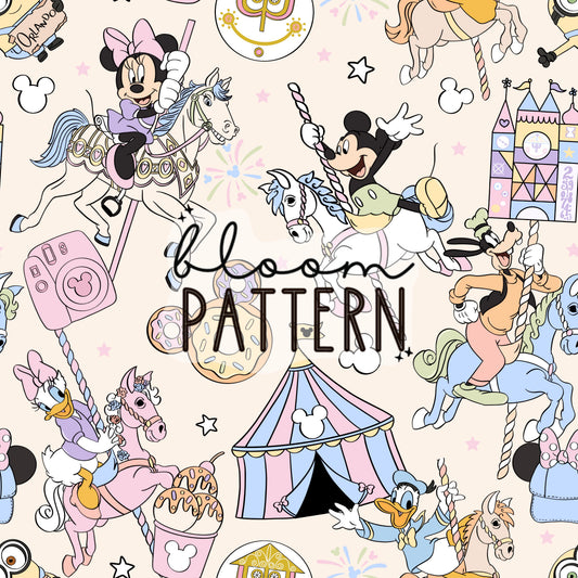 Pastel Magical Trip Seamless Pattern