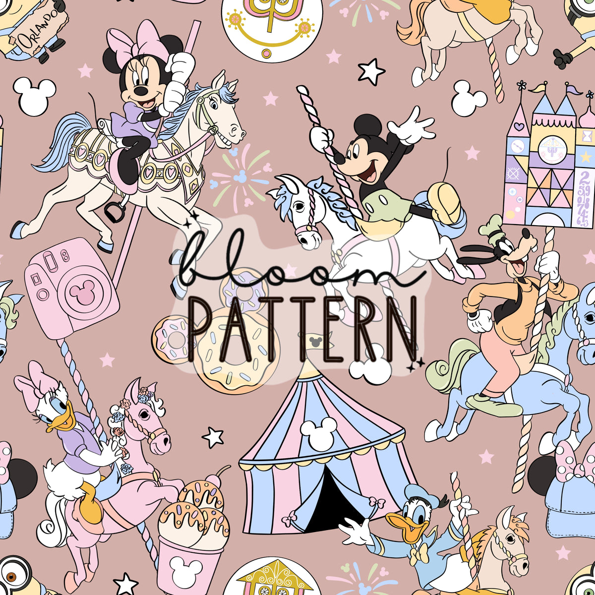 Pastel Magical Trip Seamless Pattern