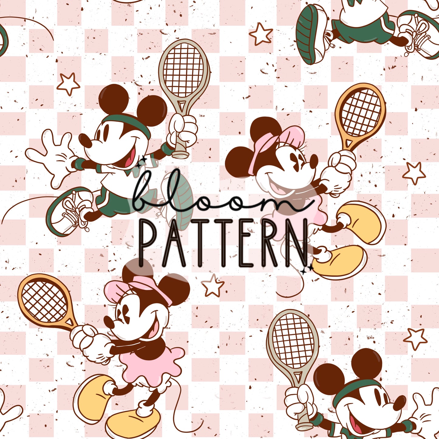 Tennis Magical Sports Seamless Pattern