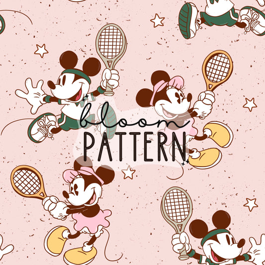 Tennis Magical Sports Seamless Pattern