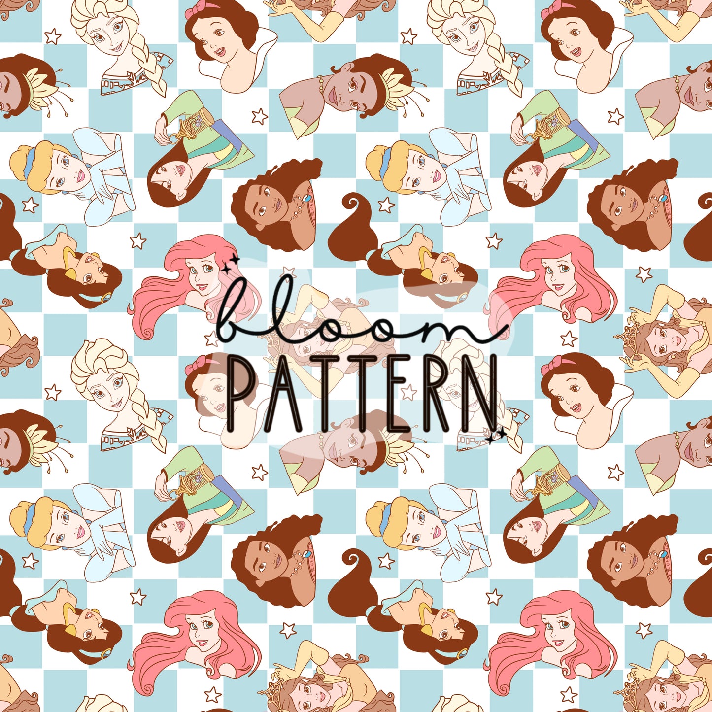 Magical Check Seamless Pattern