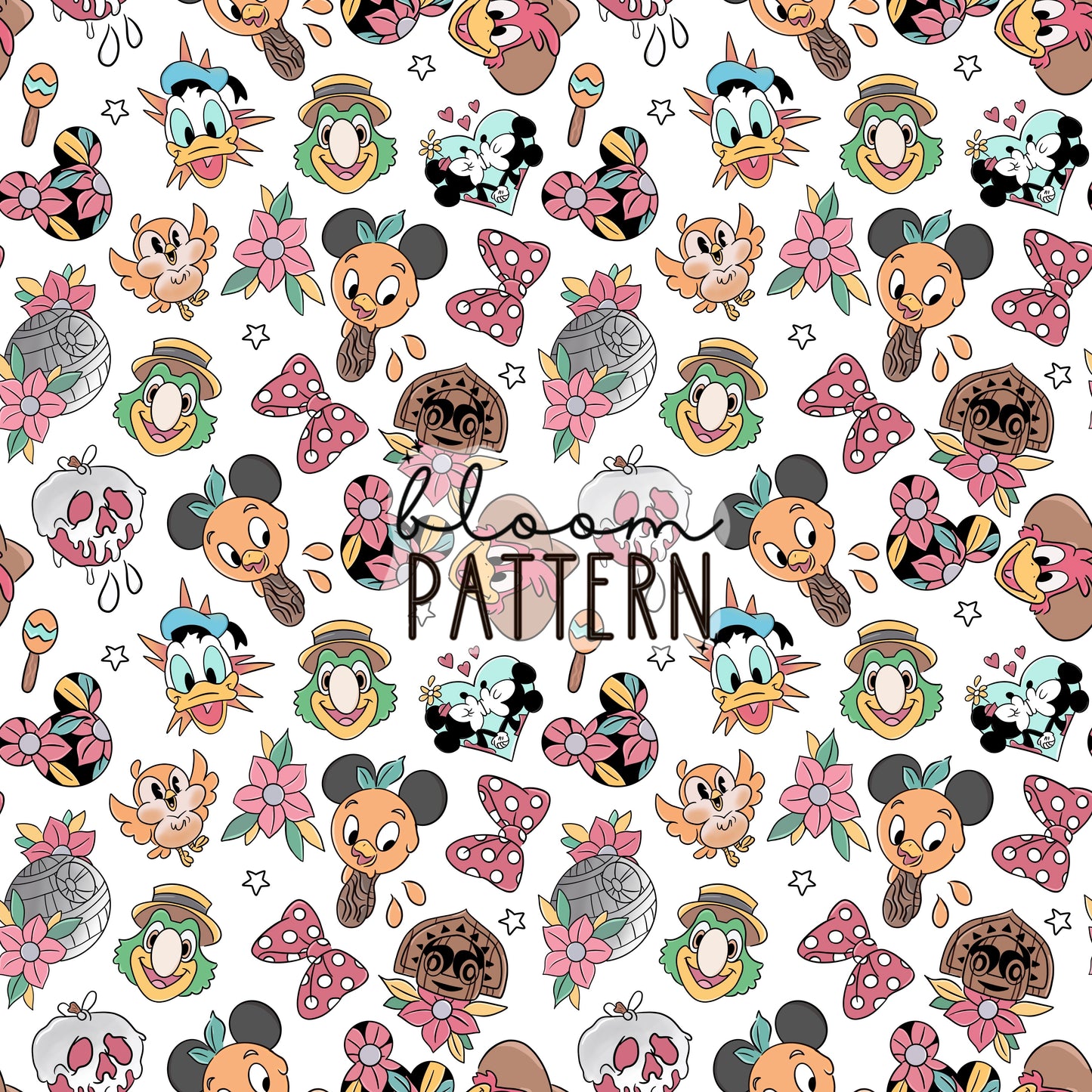 Mexican Magical Mouse Seamless Pattern