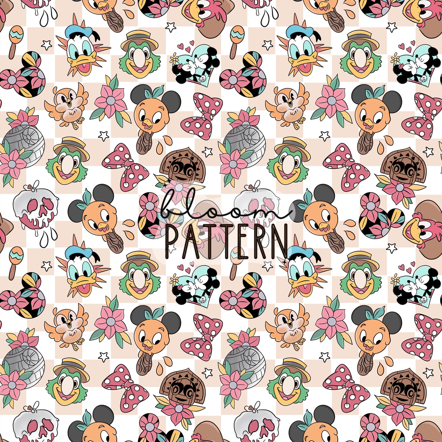 Mexican Magical Mouse Seamless Pattern