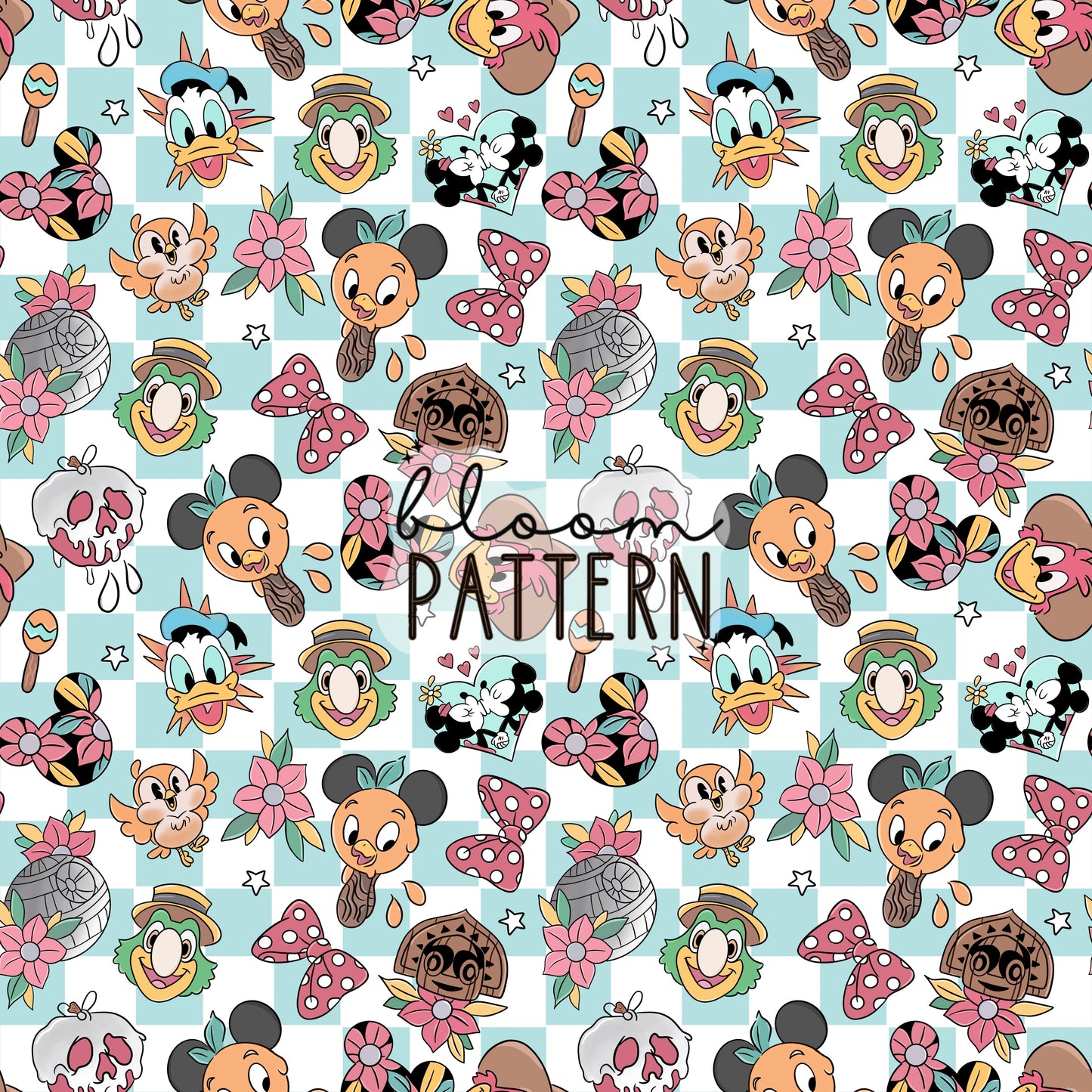 Mexican Magical Mouse Seamless Pattern