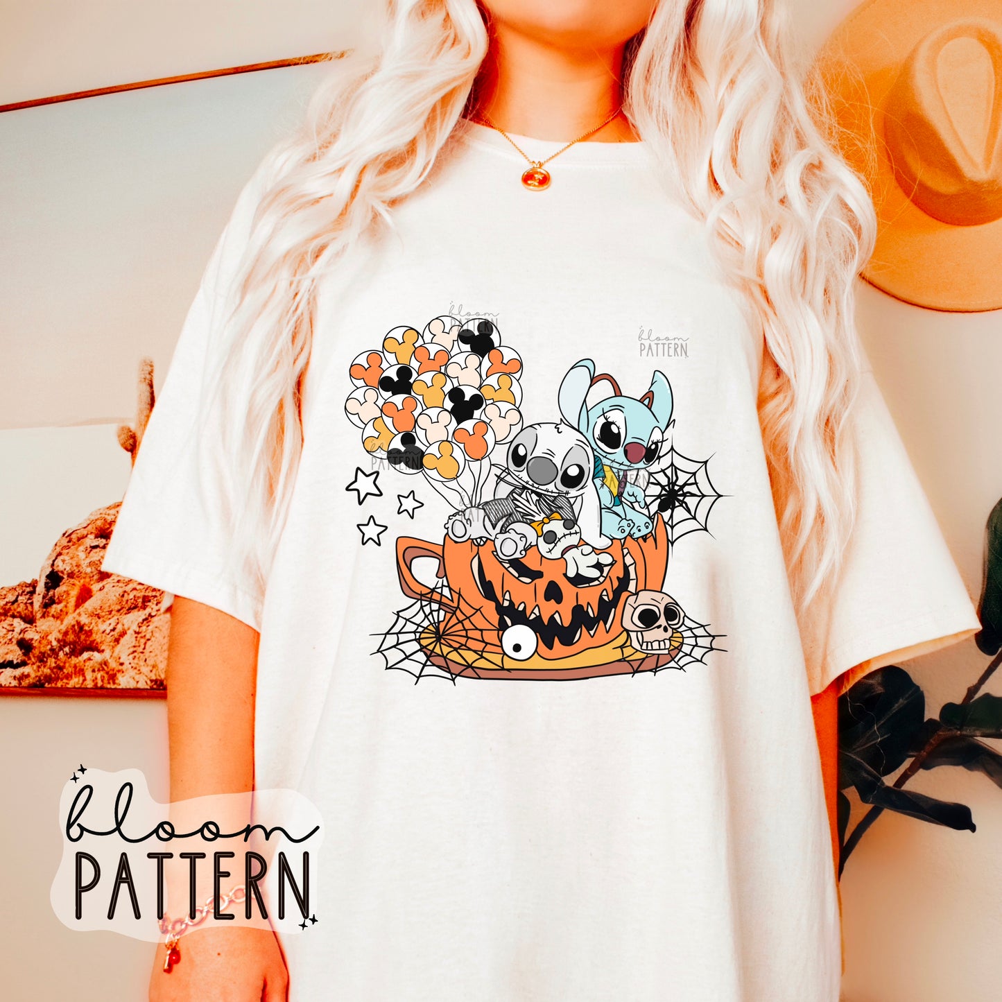 Stitch Halloween T shirt Sublimation Design