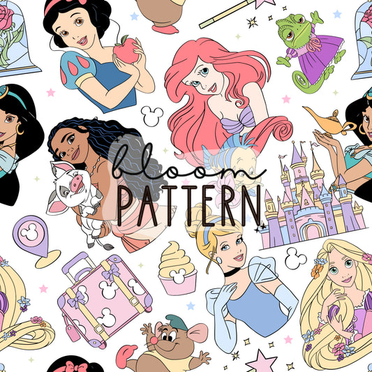 Princess Seamless Pattern