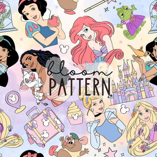 Princess Seamless Pattern