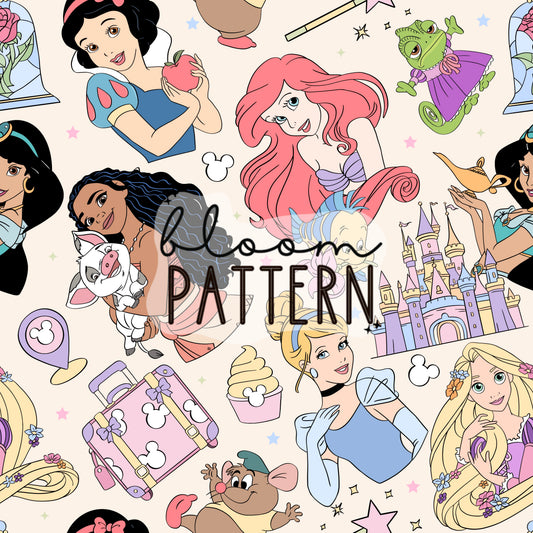 Princess Seamless Pattern