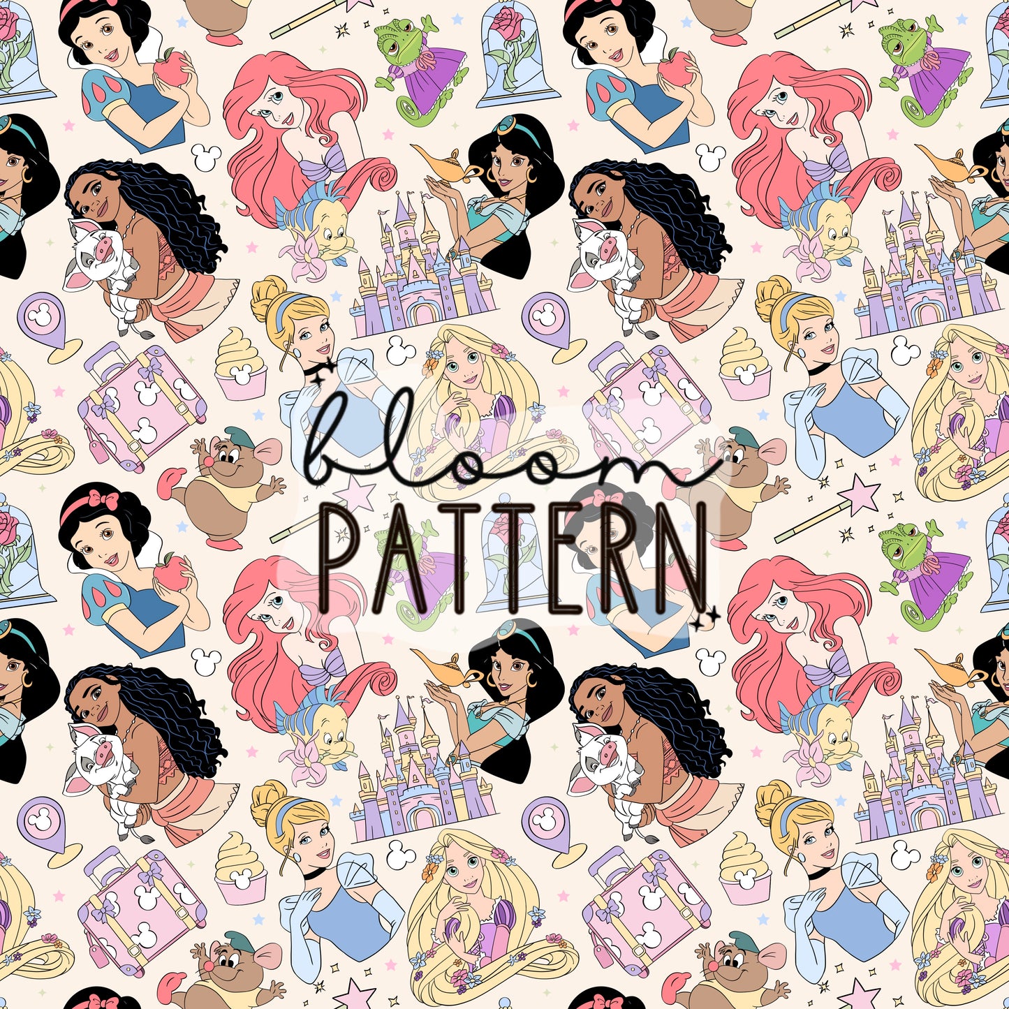 Princess Seamless Pattern