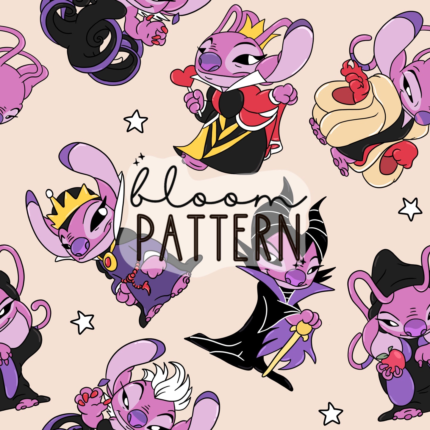 Magical Spooky Halloween Seamless Pattern