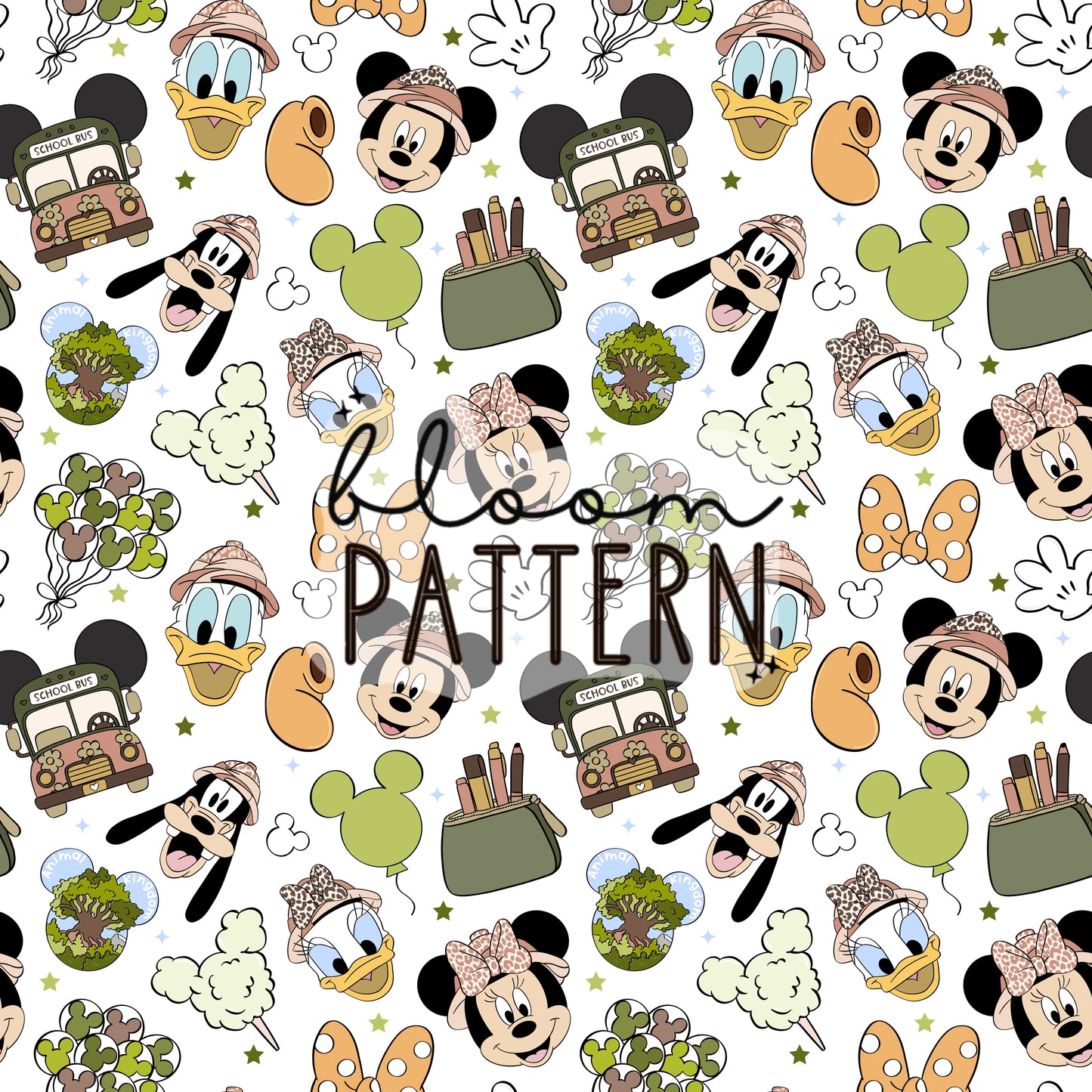 Back to School Magical Seamless Pattern