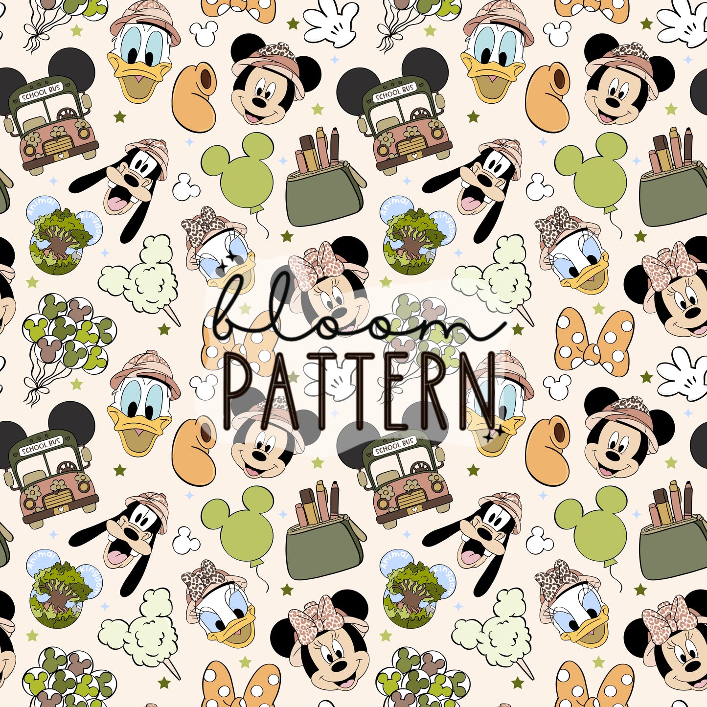 Back to School Magical Seamless Pattern