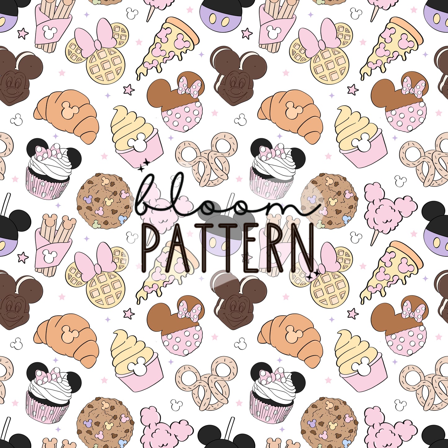 Magical Snacks Seamless Pattern