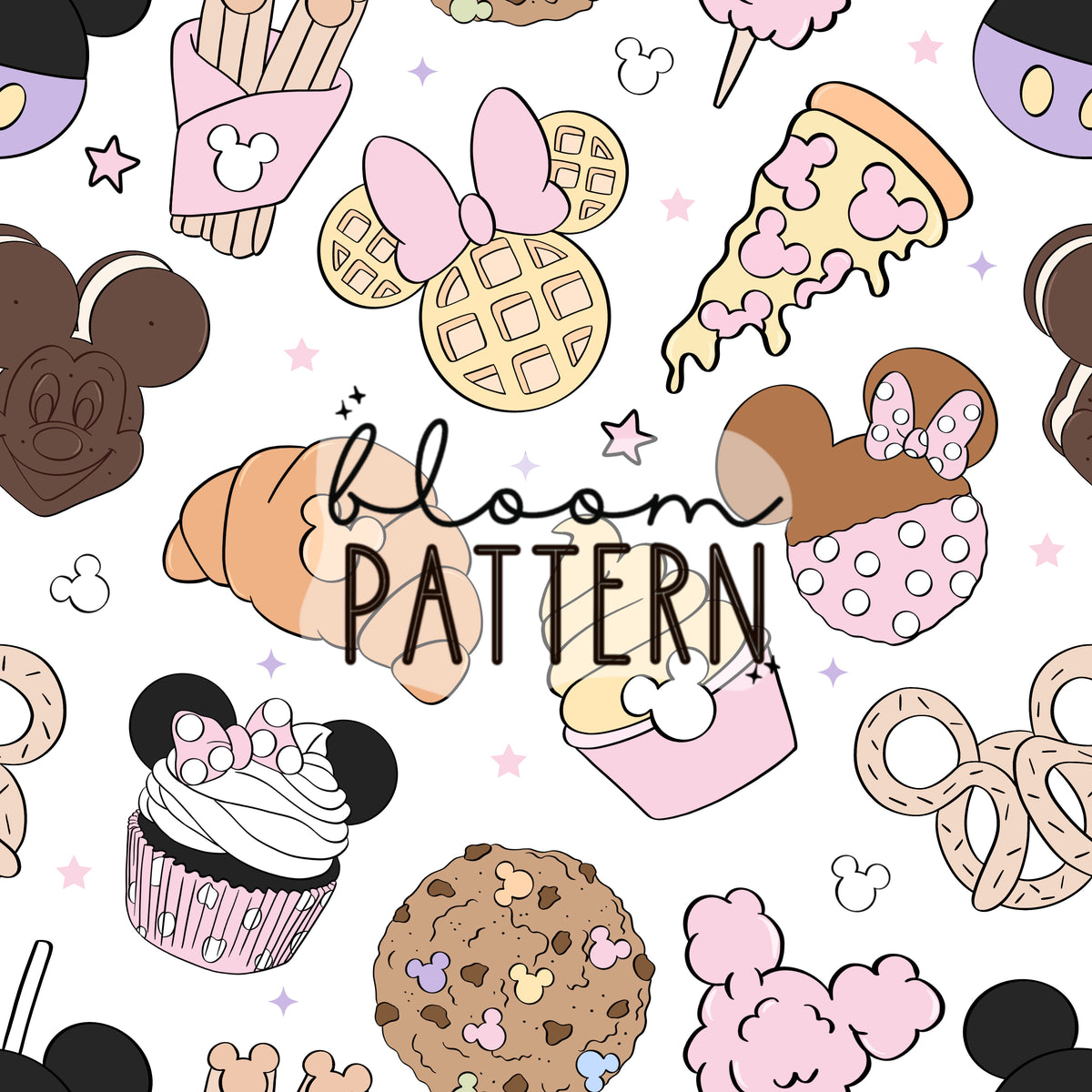 Magical Snacks Seamless Pattern