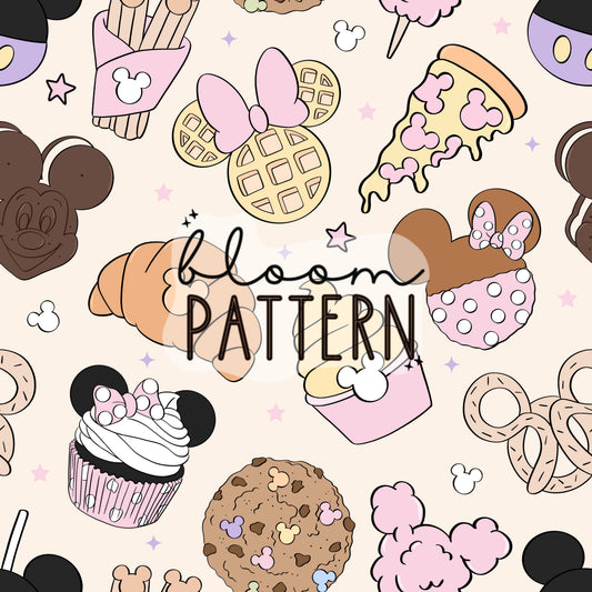 Magical Snacks Seamless Pattern