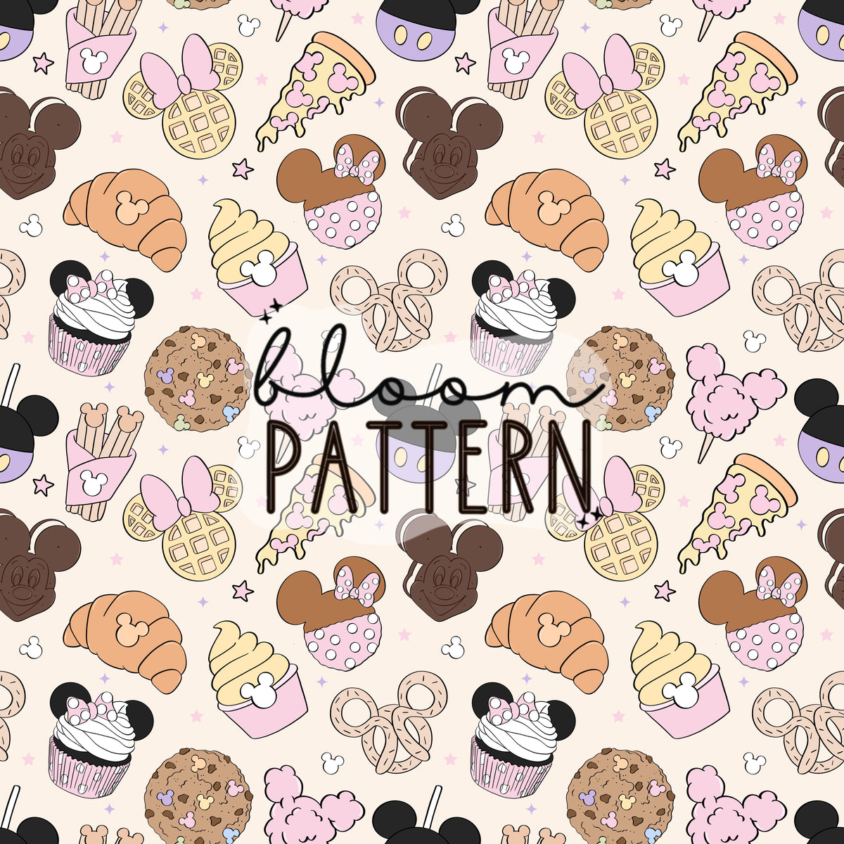 Magical Snacks Seamless Pattern