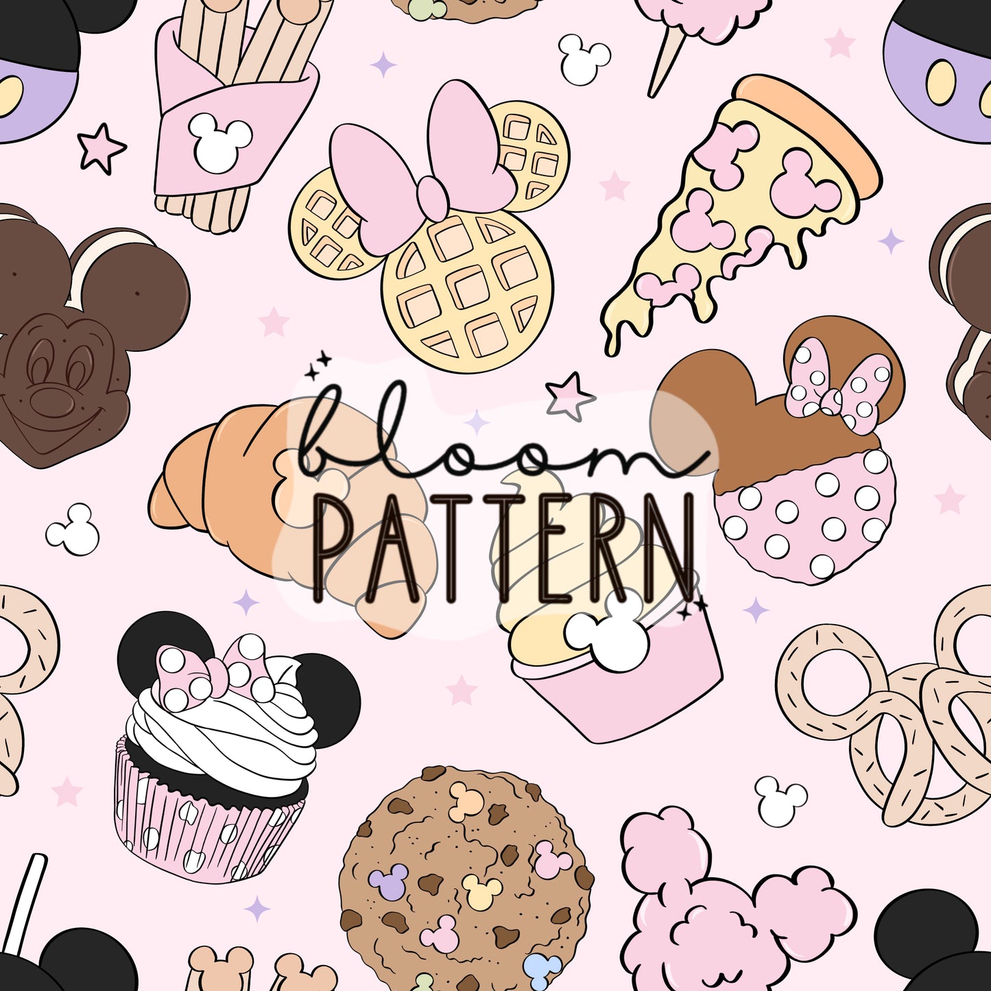 Magical Snacks Seamless Pattern