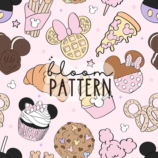 Magical Snacks Seamless Pattern