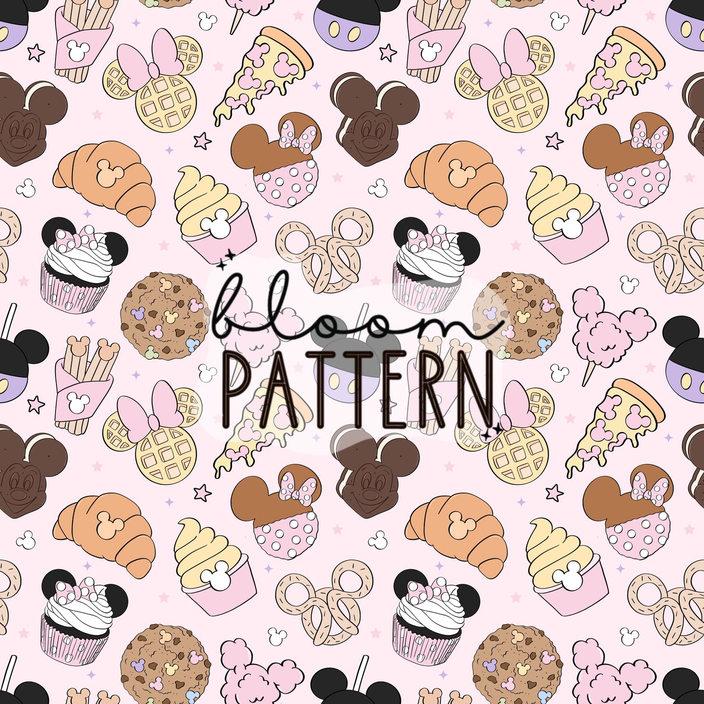 Magical Snacks Seamless Pattern