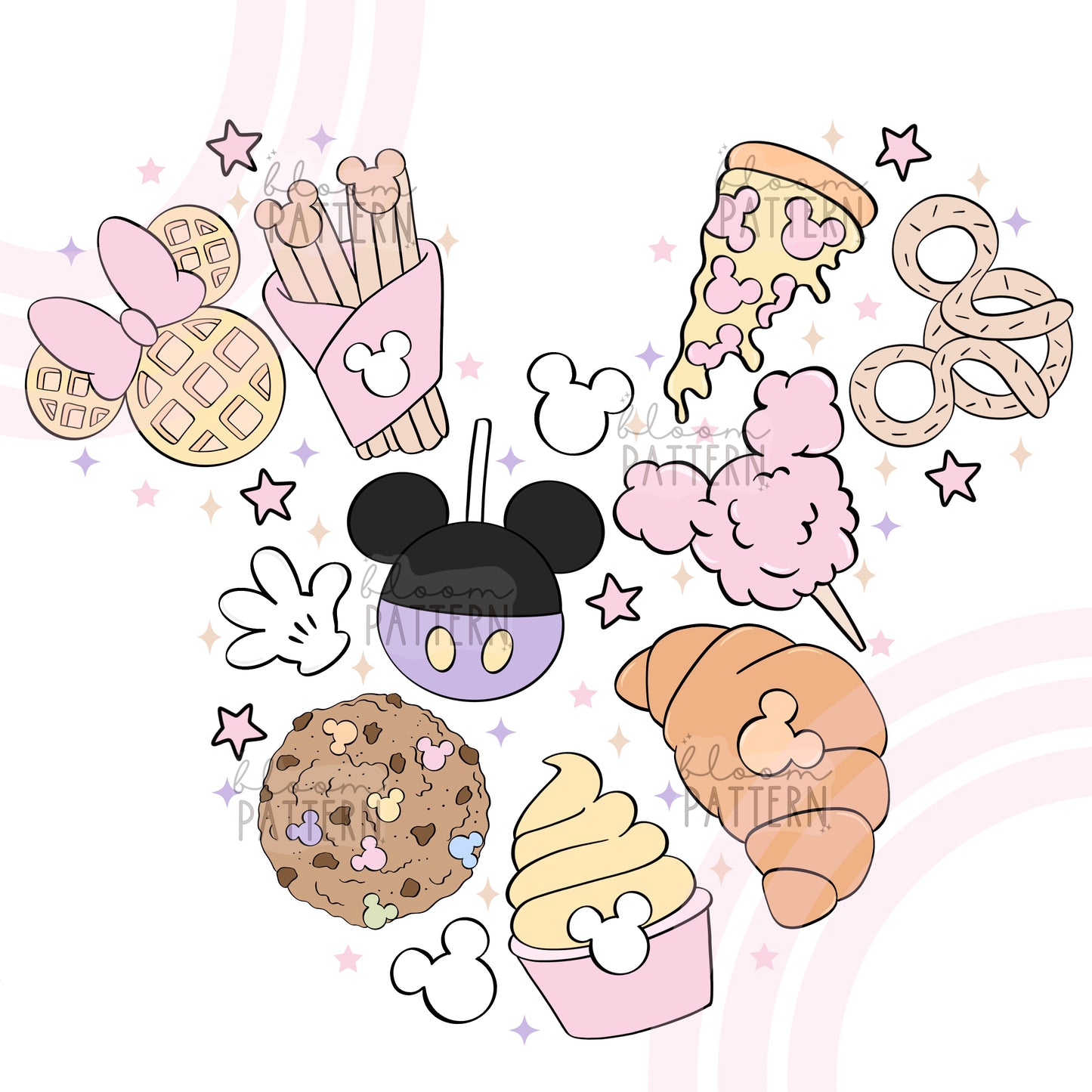 Snacks Magical Sublimation design