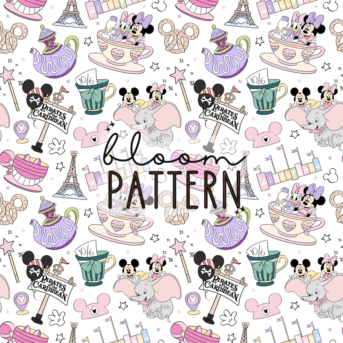 Magical Snacks Seamless Pattern