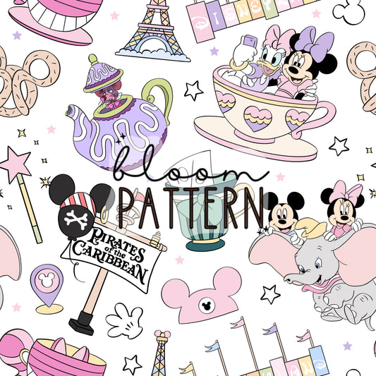Magical Snacks Seamless Pattern