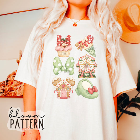 Watercolor Christmas Sublimation design
