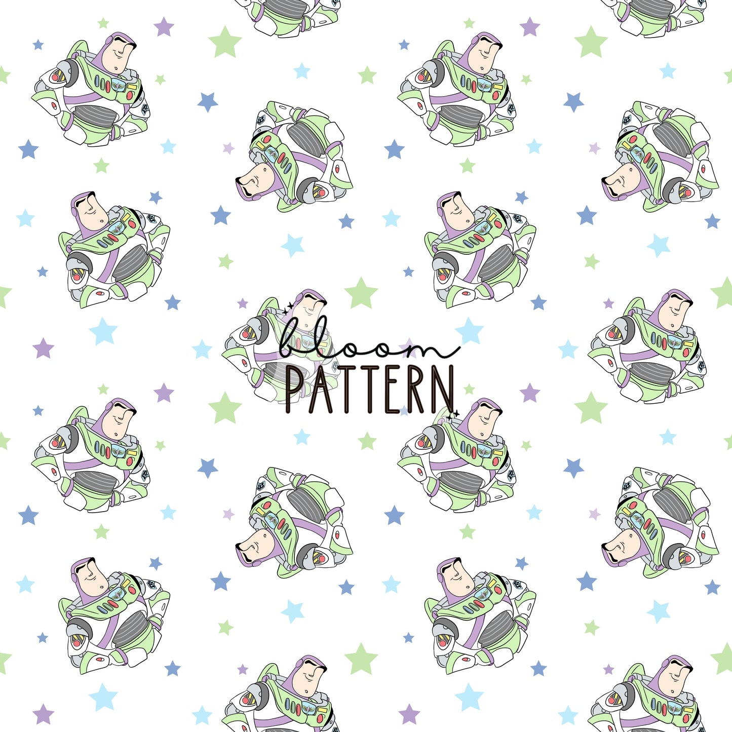 Toy Friends Seamless Pattern - No face