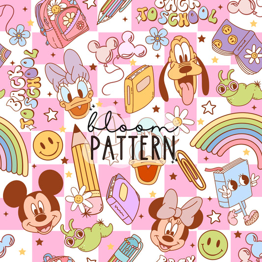 Back to School Magical Seamless Pattern